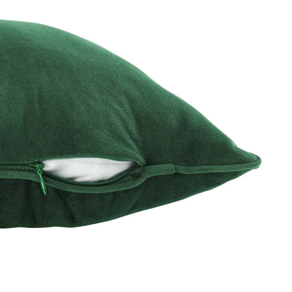 Accentuate 18" Performance Velvet Throw Pillow, Velvet, Green Brown, 20454