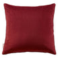 Enhance 20" Performance Velvet Throw Pillow, Velvet, Red, 20460