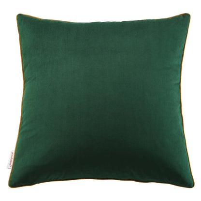 Accentuate 20" Performance Velvet Throw Pillow, Velvet, Green Brown, 20464