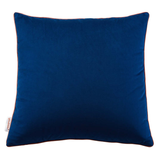 Accentuate 20" Performance Velvet Throw Pillow, Velvet, Blue Navy Pink, 20465