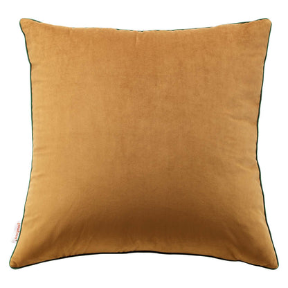 Accentuate 24" Performance Velvet Throw Pillow, Velvet, Brown Green, 20473