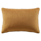 Enhance 18" Lumbar Performance Velvet Throw Pillow, Velvet, Brown, 20477