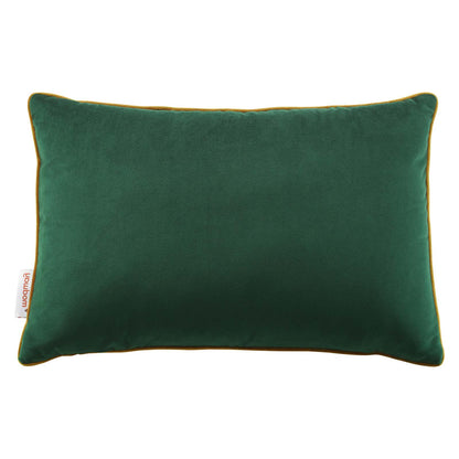 Accentuate 18" Lumbar Performance Velvet Throw Pillow, Velvet, Green Brown, 20484