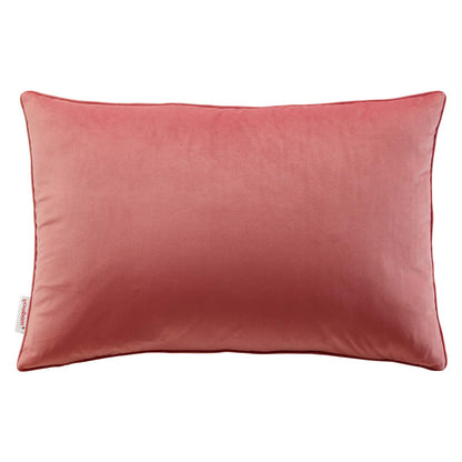 Enhance 24" Lumbar Performance Velvet Throw Pillow, Velvet, Red, 20486