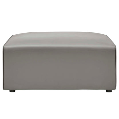Mingle Vegan Leather 7-Piece Furniture Set, Faux Vegan Leather, Grey Gray, 20547