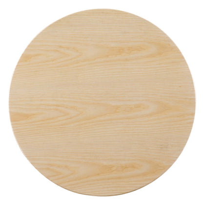 Lippa 28" Wood Dining Table, Wood, Balck Brown Natural, 20640