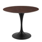 Lippa 36" Wood Dining Table, Wood, Black Dark Brown, 20641