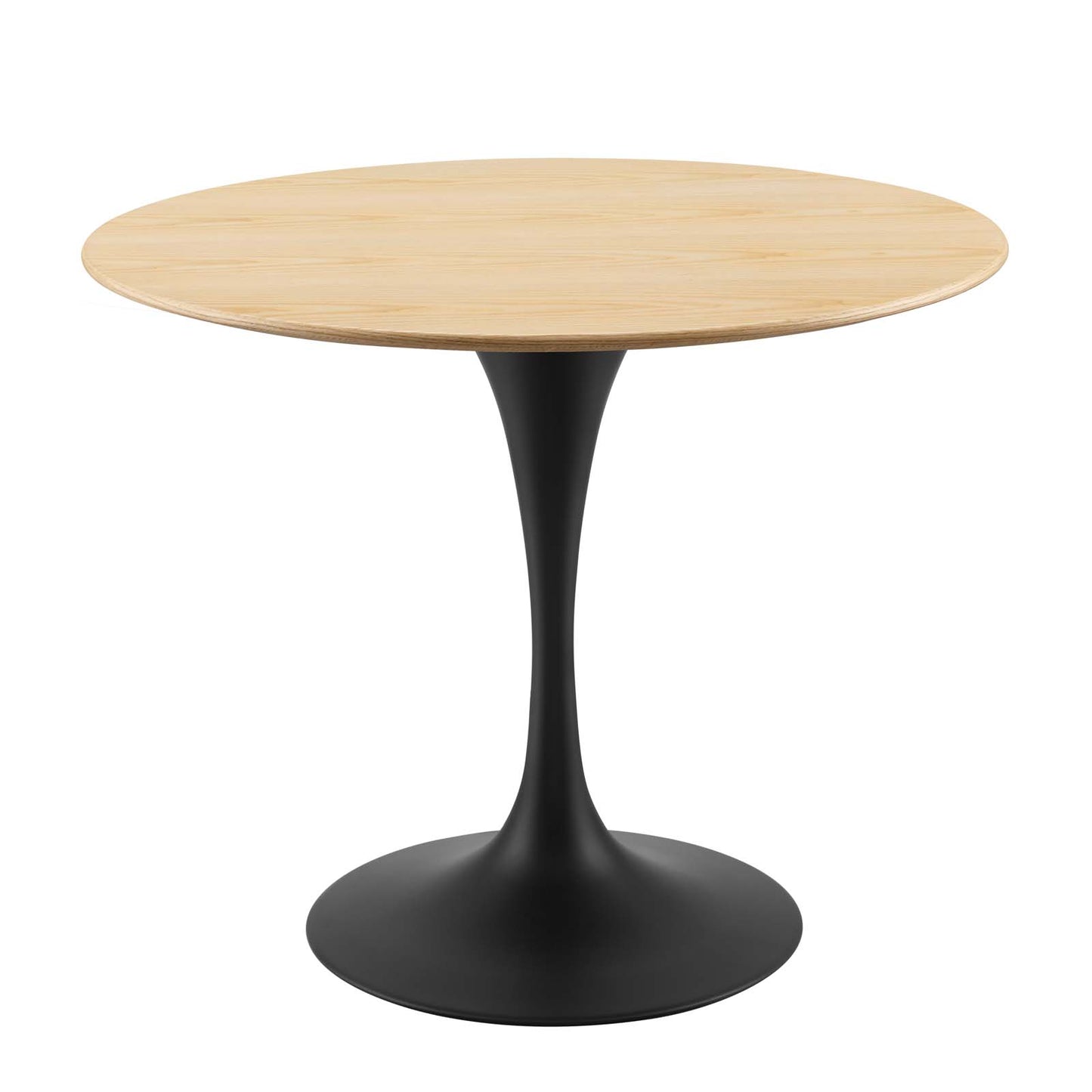 Lippa 36" Wood Dining Table, Wood, Balck Brown Natural, 20642