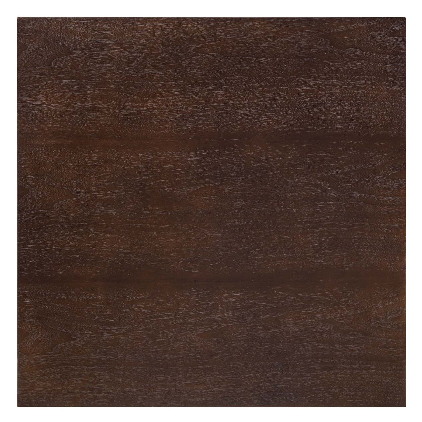 Lippa 24" Wood Square Dining Table, Wood, Black Dark Brown, 20645
