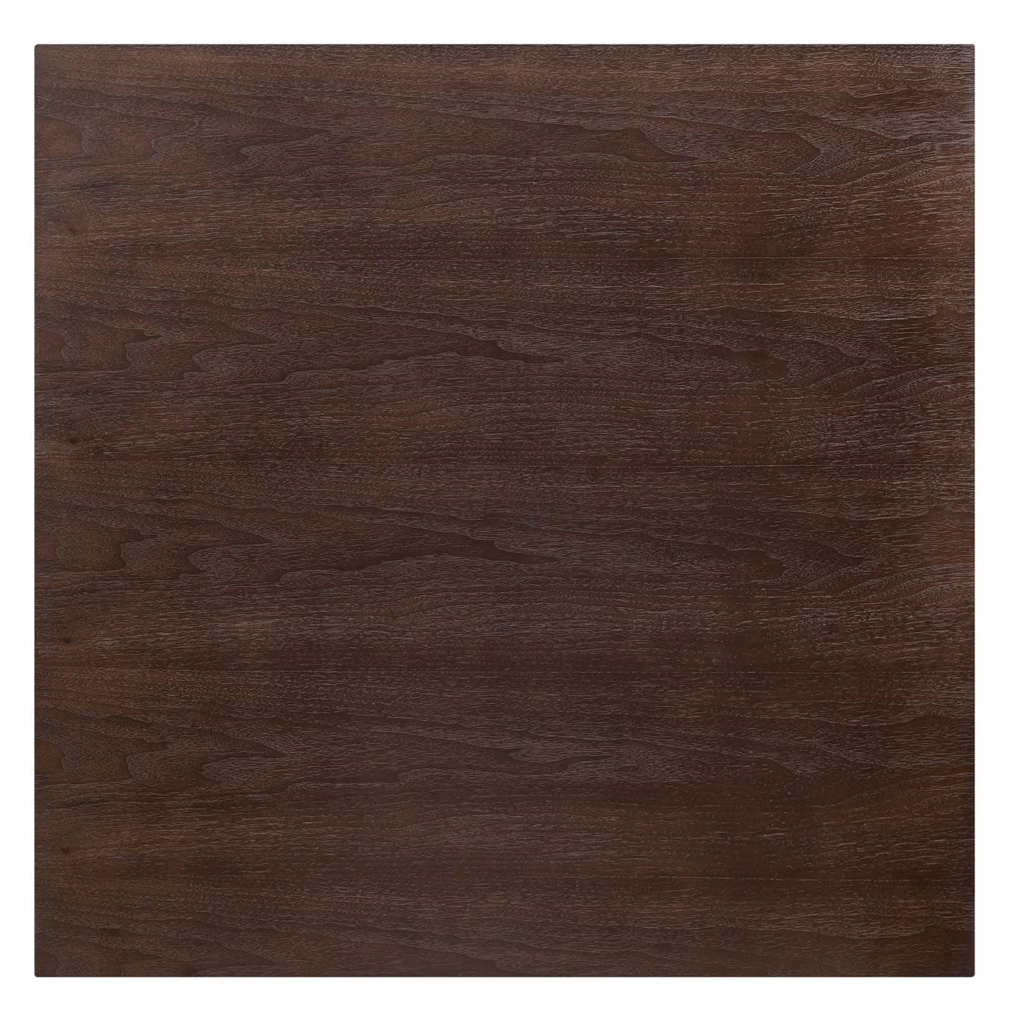 Lippa 36" Wood Square Dining Table, Wood, Black Dark Brown, 20649