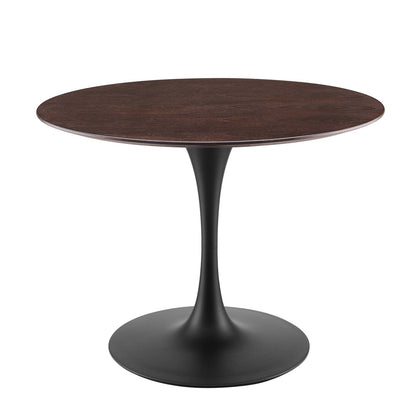 Lippa 40" Wood Dining Table, Wood, Black Dark Brown, 20655