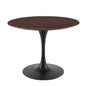 Lippa 40" Wood Dining Table, Wood, Black Dark Brown, 20655