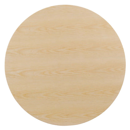 Lippa 47" Wood Dining Table, Wood, Balck Brown Natural, 20658