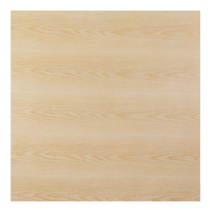 Lippa 40" Wood Square Dining Table, Wood, Balck Brown Natural, 20662
