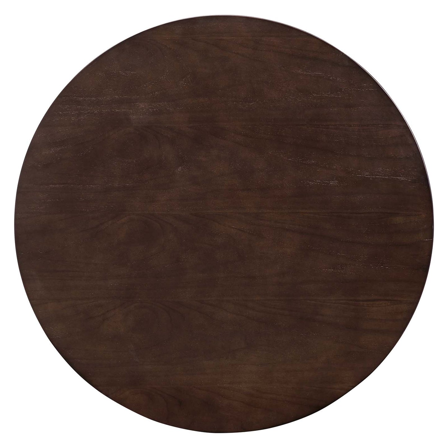 Lippa 36" Wood Coffee Table, Wood, Metal Steel, Black Dark Brown, 20671