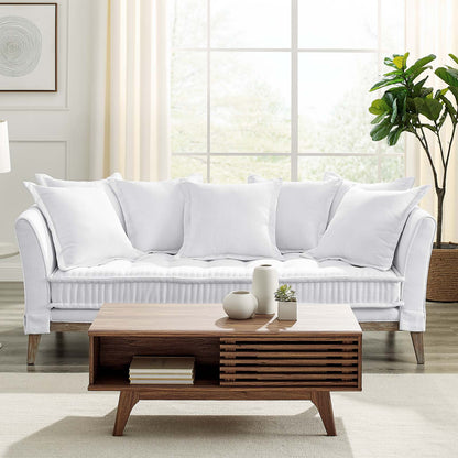 Rowan Fabric Sofa, Fabric, White, 23152