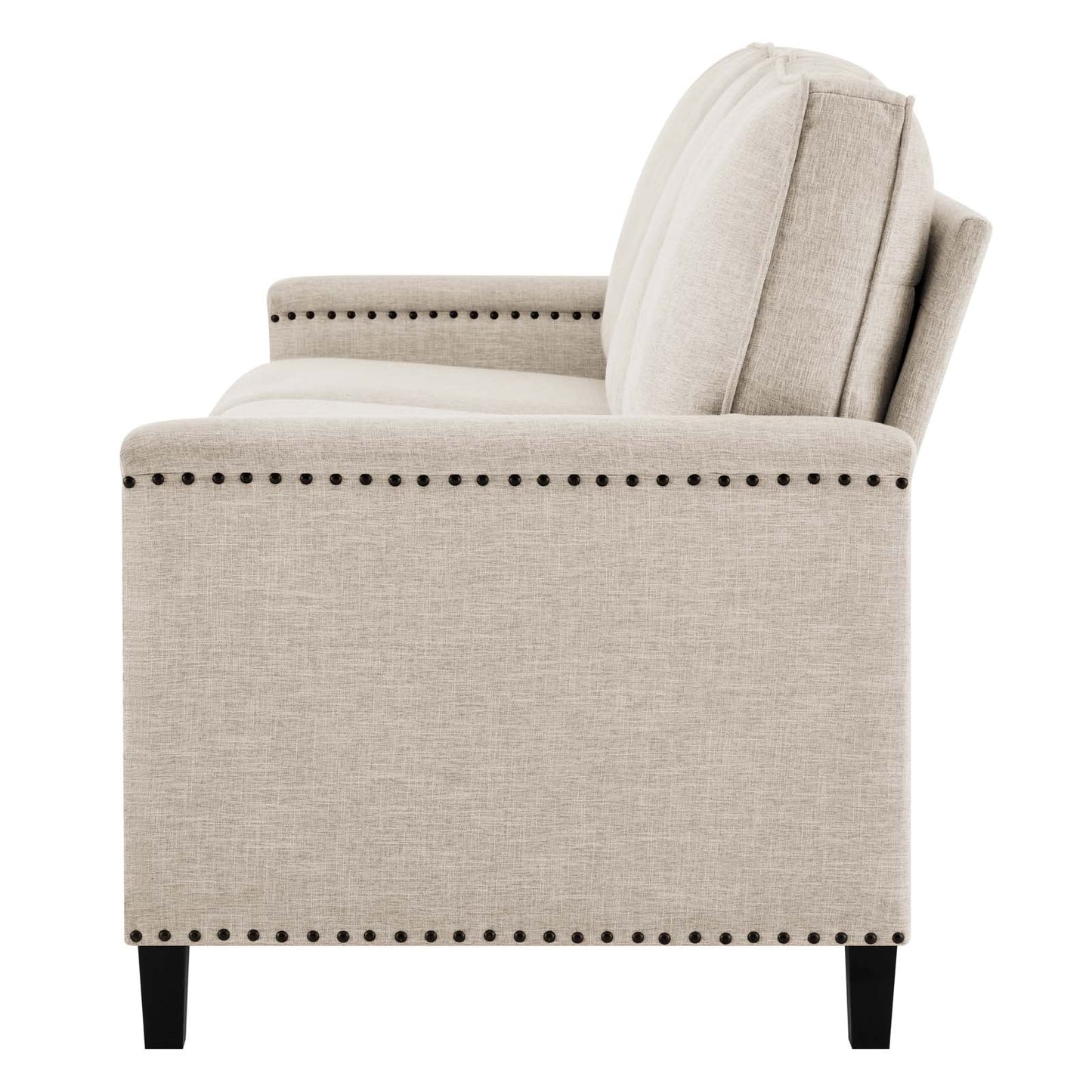 Ashton Upholstered Fabric Sofa, Fabric, Beige, 20820