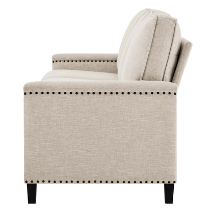Ashton Upholstered Fabric Sofa, Fabric, Beige, 20820
