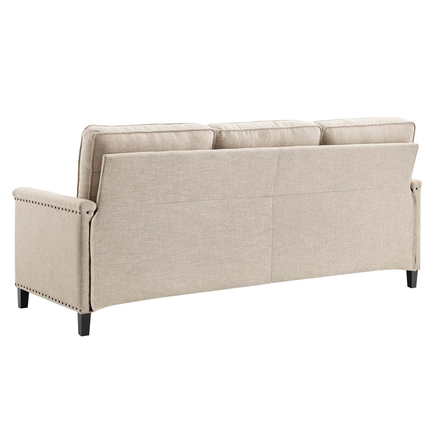 Ashton Upholstered Fabric Sofa, Fabric, Beige, 20820