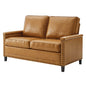 Ashton Loveseat, Faux Vegan Leather, Tan, 20832