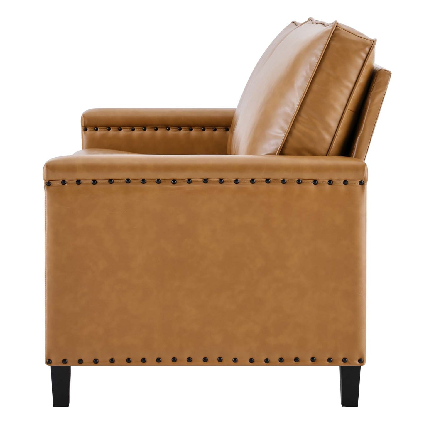 Ashton Loveseat, Faux Vegan Leather, Tan, 20832