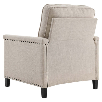 Ashton Upholstered Fabric Armchair, Fabric, Beige, 20834