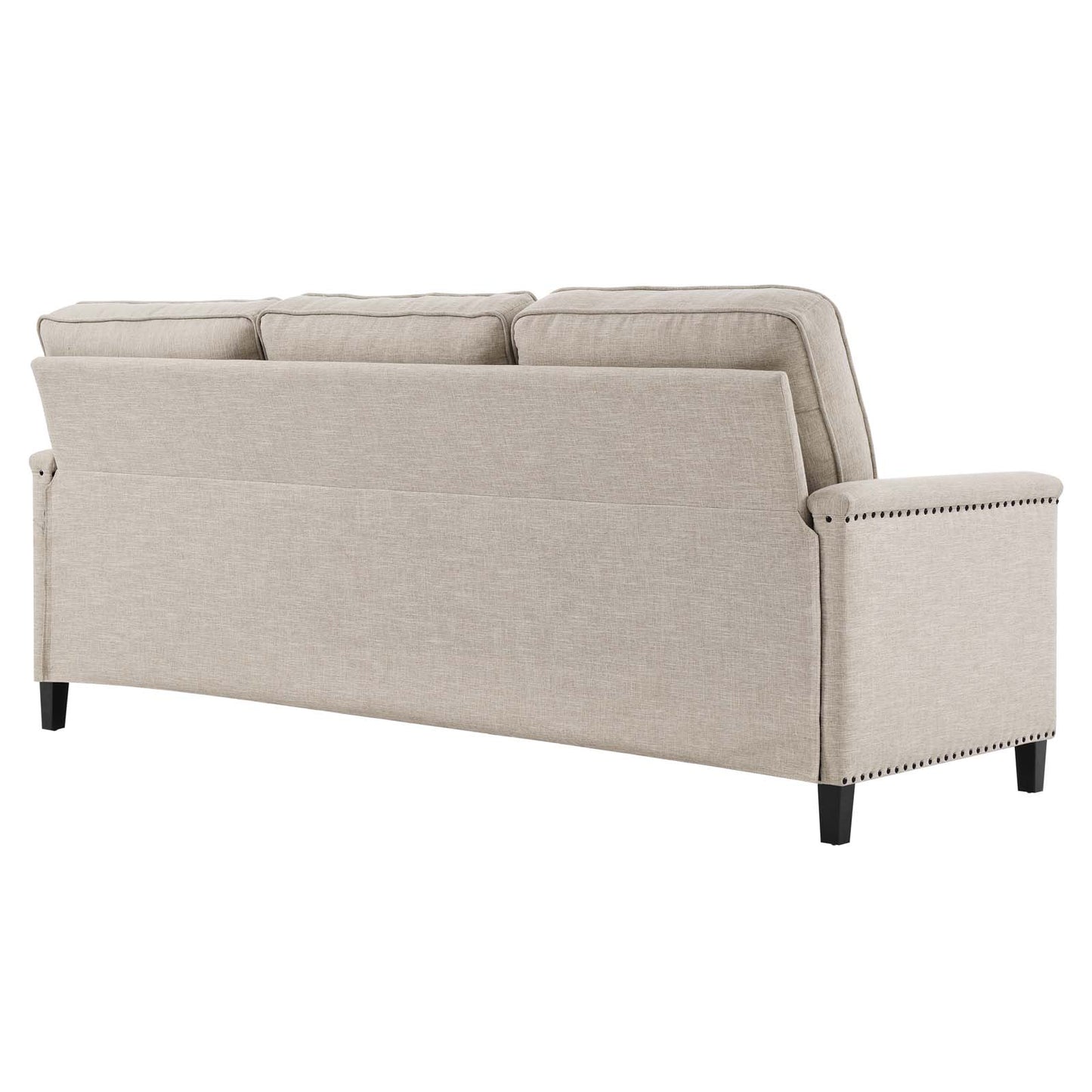 Ashton Upholstered Fabric Sectional Sofa, Fabric, Beige, 20848