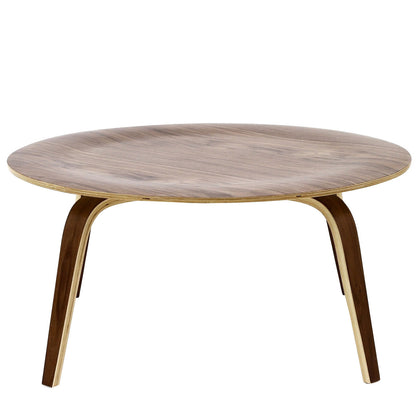 Plywood Coffee Table in Walnut