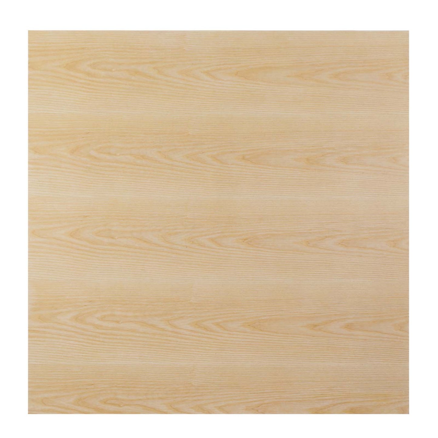 Zinque 40" Square Dining Table, Wood, Metal Steel, Gold Brown Natural, 20889