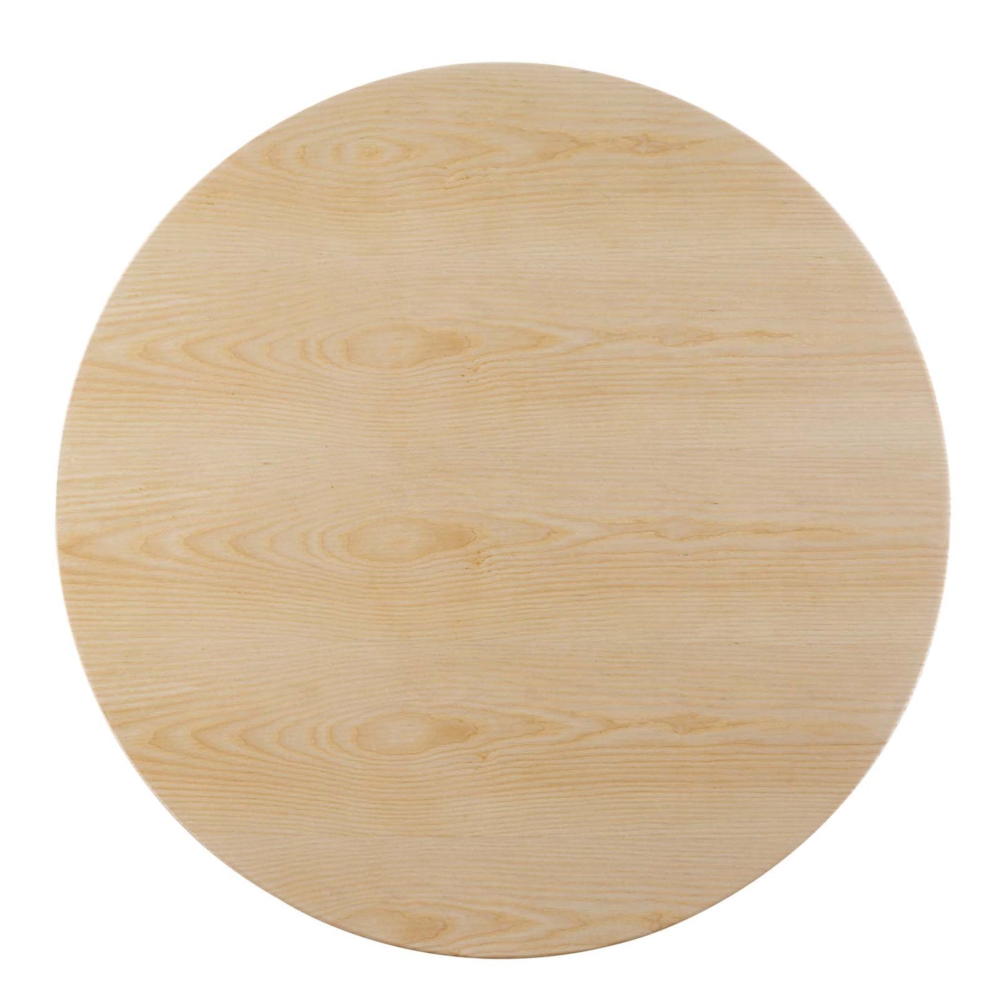 Zinque 40" Dining Table, Wood, Metal Steel, Gold Brown Natural, 20904