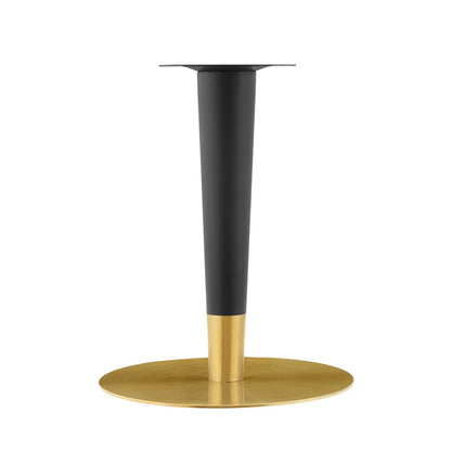Zinque 47" Artificial Marble Dining Table, Artificial Marble, Metal Steel, Gold Black, 20908