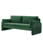 Indicate Performance Velvet Sofa, Velvet, Green, 23308
