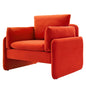 Indicate Performance Velvet Armchair, Velvet, Orange, 23319