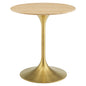 Lippa 28" Wood Dining Table, Wood, Gold Brown Natural, 20911