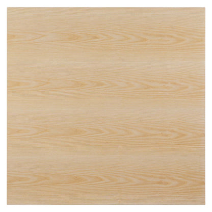 Lippa 36" Square Wood Dining Table, Wood, Gold Brown Natural, 20921