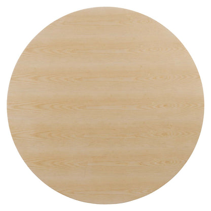 Lippa 60" Wood Dining Table, Wood, Gold Brown Natural, 20931