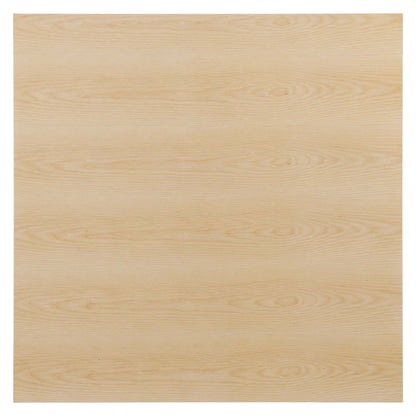 Lippa 47" Square Wood Dining Table, Wood, Gold Brown Natural, 20935