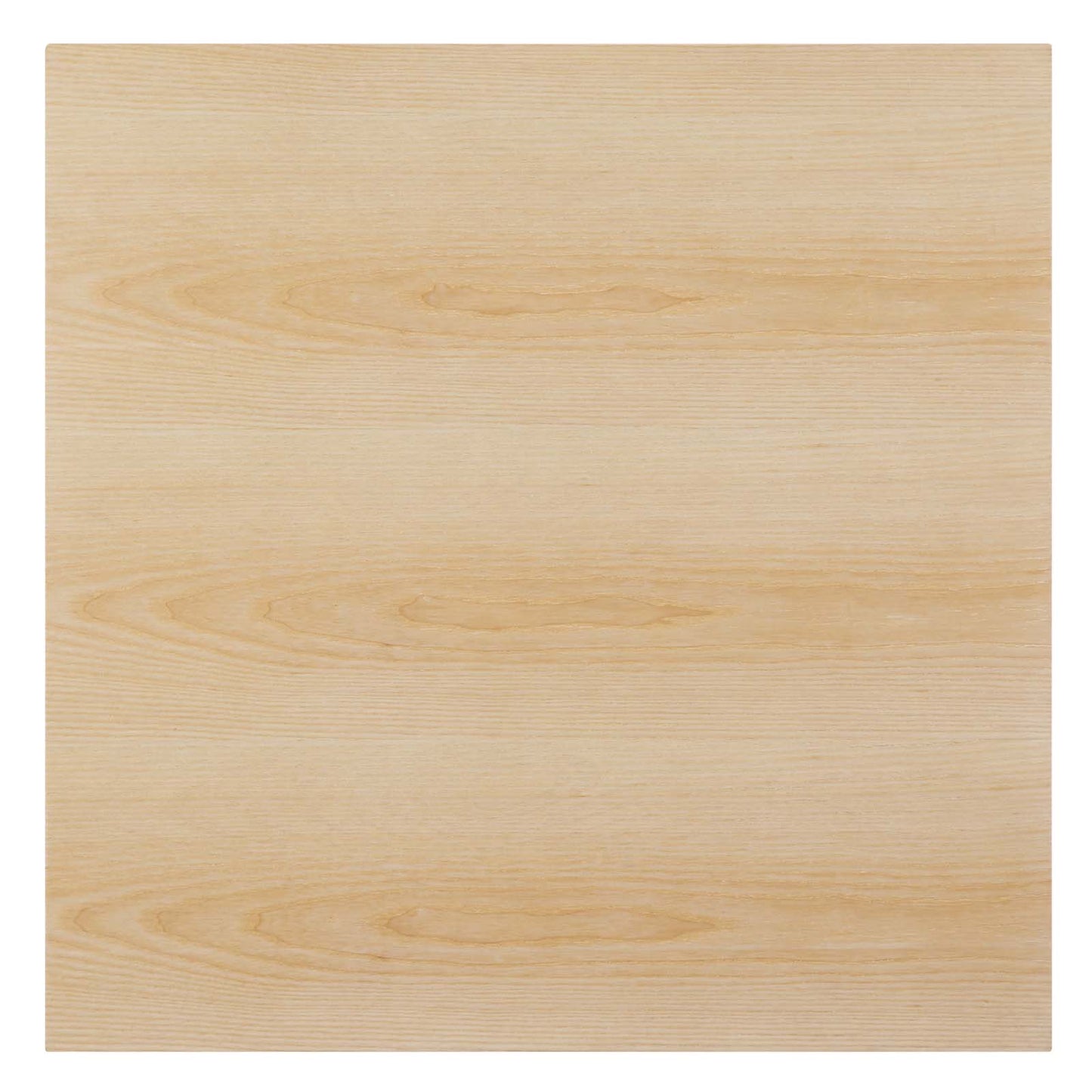 Lippa 28" Square Wood Dining Table, Wood, Rose Gold Brown Natural, 20952
