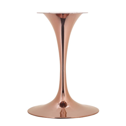 Lippa 28" Artificial Marble Dining Table, Artificial Marble, Metal Steel, Rose Gold Black, 20955