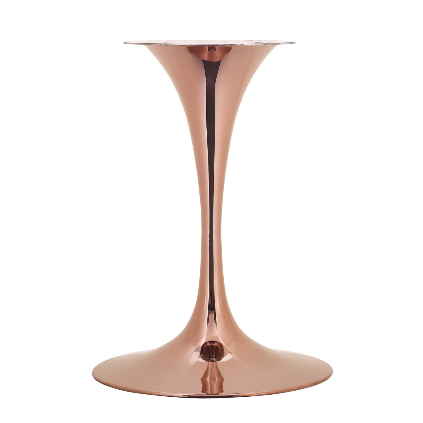 Lippa 42" Oval Artificial Marble Dining Table, Artificial Marble, Metal Steel, Rose Gold Black, 20957