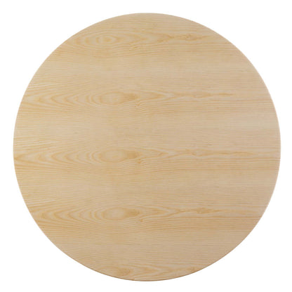 Lippa 40" Wood Dining Table, Wood, Rose Gold Brown Natural, 20960