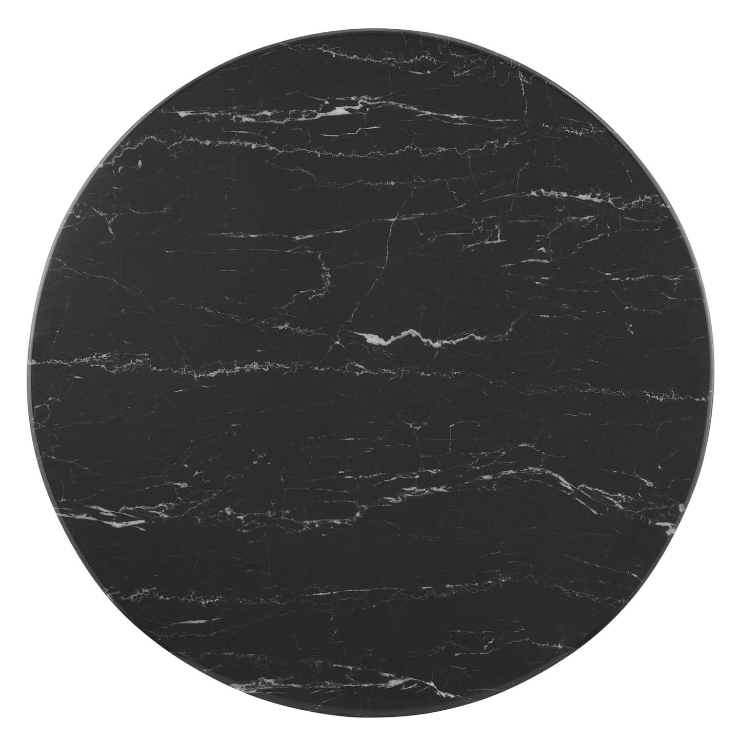 Lippa 28" Artificial Marble Bar Table, Artificial Marble, Metal Steel, Rose Gold Black, 20991