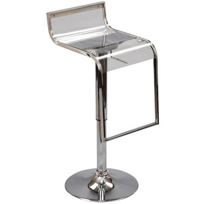 LEM Acrylic Bar Stool in Clear