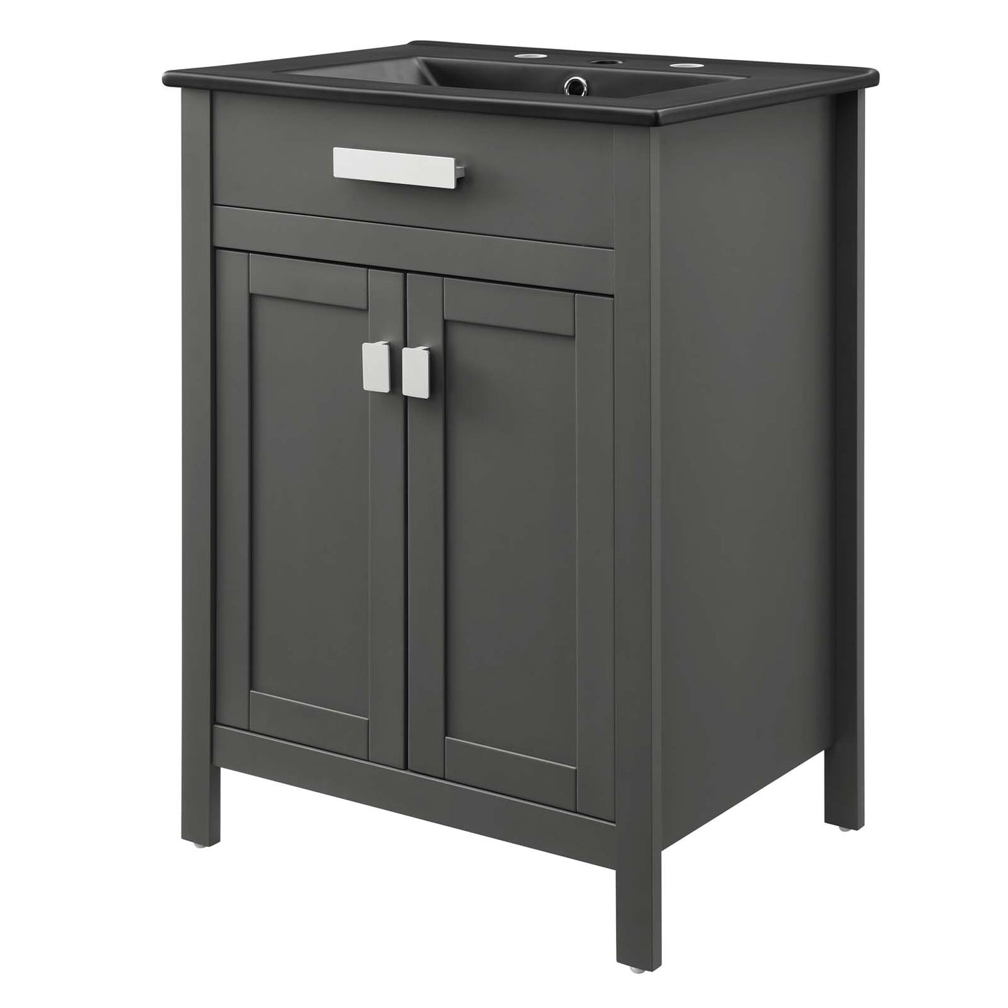 Laguna 24" Bathroom Vanity, Wood, Grey Gray Black, 21040