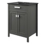 Laguna 24" Bathroom Vanity, Wood, Grey Gray Black, 21040