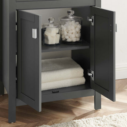 Laguna 24" Bathroom Vanity, Wood, Grey Gray Black, 21040