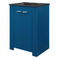 Maybelle 24" Bathroom Vanity, Melamine, Blue Navy Black, 21043