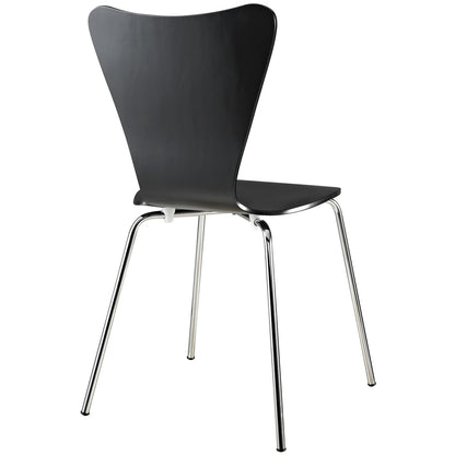 Ernie Dining Side Chair in Black