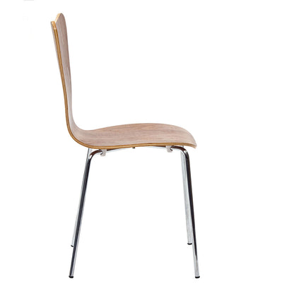 Ernie Dining Side Chair in Walnut