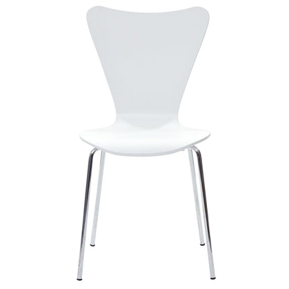 Ernie Dining Side Chair in White